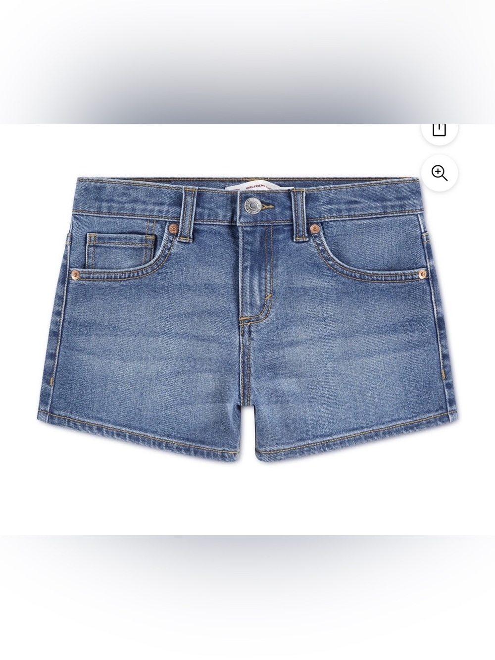 Levi's Classic Blue Denim Kids' Shorts